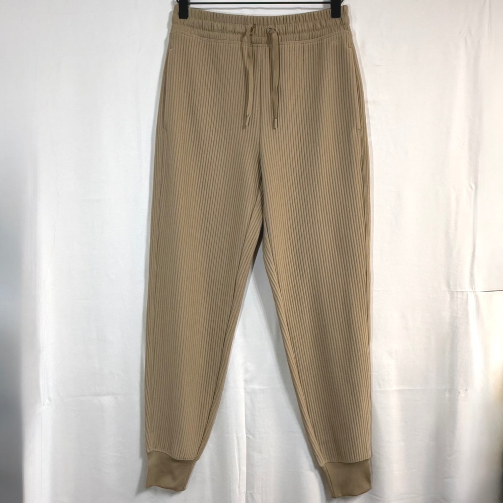 DSG So Soft Ottoman Jogger Womens XS Warm Stone High Rise Sweatpants Pockets NEW